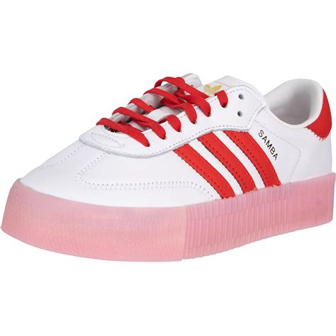 adidas rot weiß damen|Rote adidas Sneaker für Damen online kaufen .